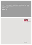 Rapport IRTA